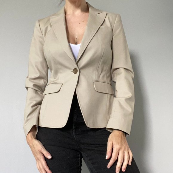 Banana Republic | Stone Colour Blazer | Size 2 - Picture 1 of 6